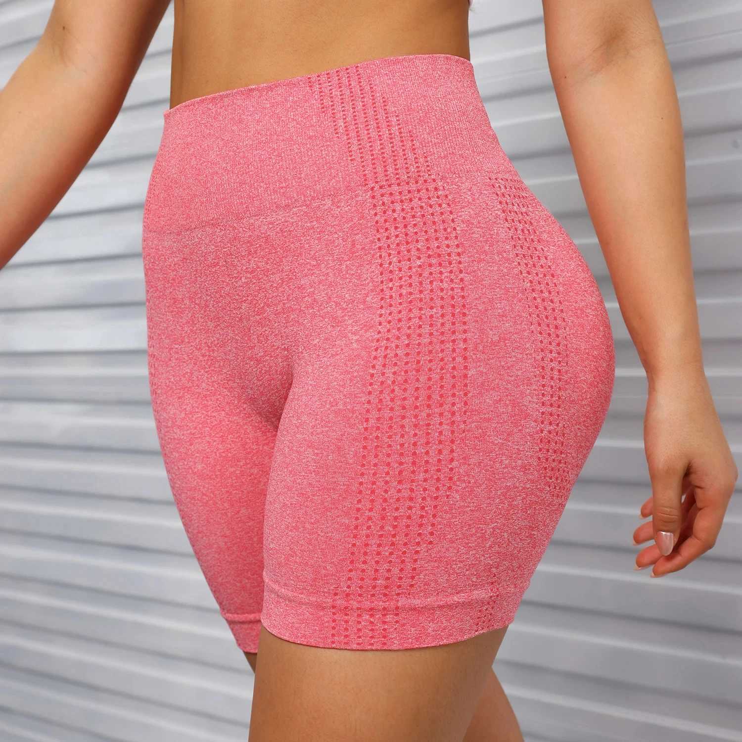 Women Seamless Yoga Shorts Sexy Butt Lifting Cycling Tight Female Elastic ActivewearXJ250111