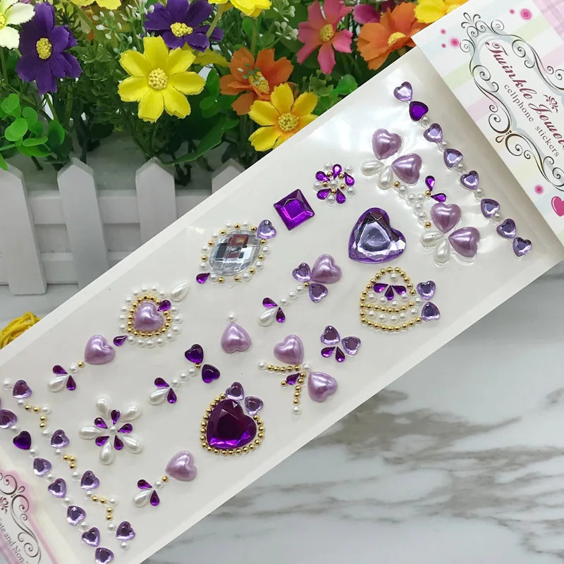 Face Gems Jewels Sticker Bright Stickers for The Festivals Accessories Makeup Crystals Diamonds 241230