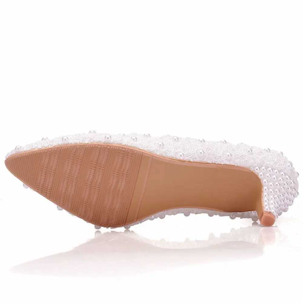 New Arrival Comemore White Bridal Wedding Mule 5cm Stiletto High Heels Pump Striptease Party White High Heels Sandals Womens New Size 34 43 T250110