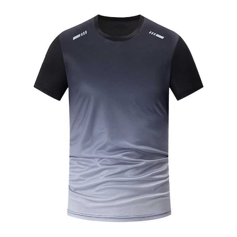 Mens gradient quick drying sportswear for teenagers casual clown short sleep multiple sizes mixed colors running fitness T-s W250111