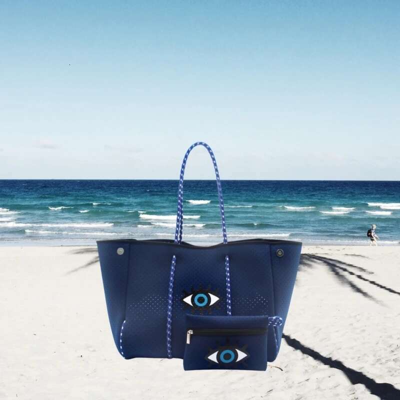 Wholesale Neoprene Women Handbag Leopard Camouflage Summer Shoulder Beach Tote Bag