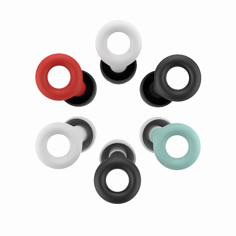 Silicone Earplugs for Swimming Sleep Noise Cancel ReductionSoundproof Reduce Disturbances Quality loop Supplies 250108