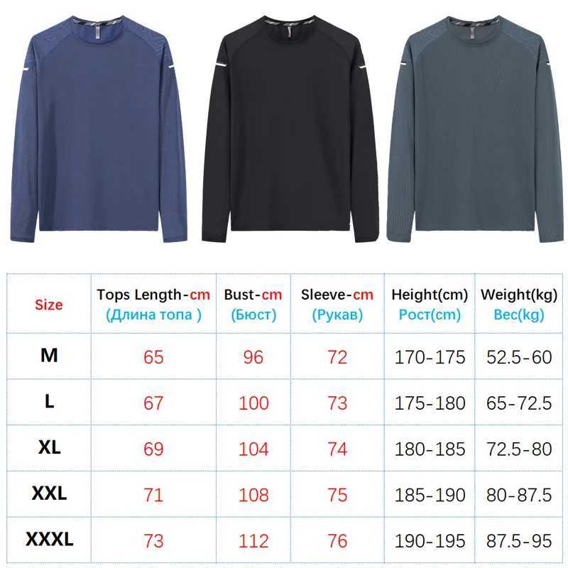 Mens gym long sleeved quick drying fitness casual sportswear breathable outdoor exercise T-shirt printed training running shirt W250111