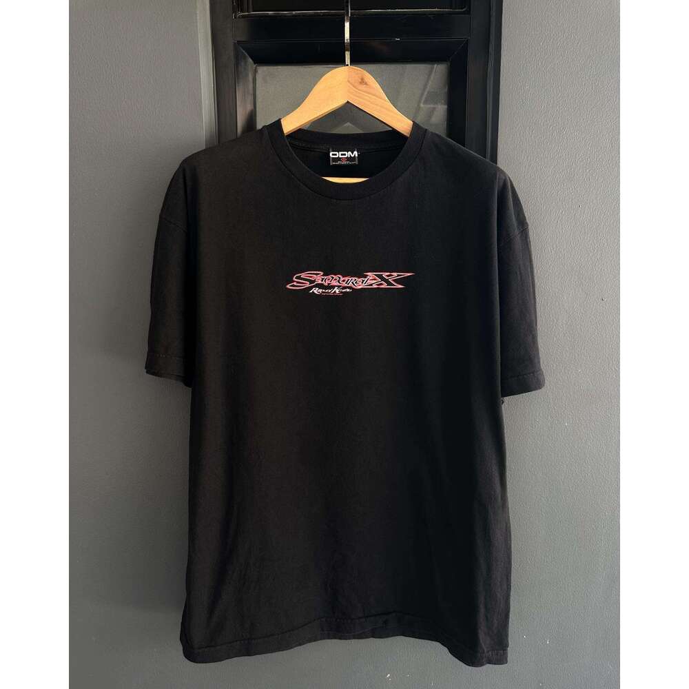 X Samurai loose casual printed short sleeved anime youth round neck top T-shirt