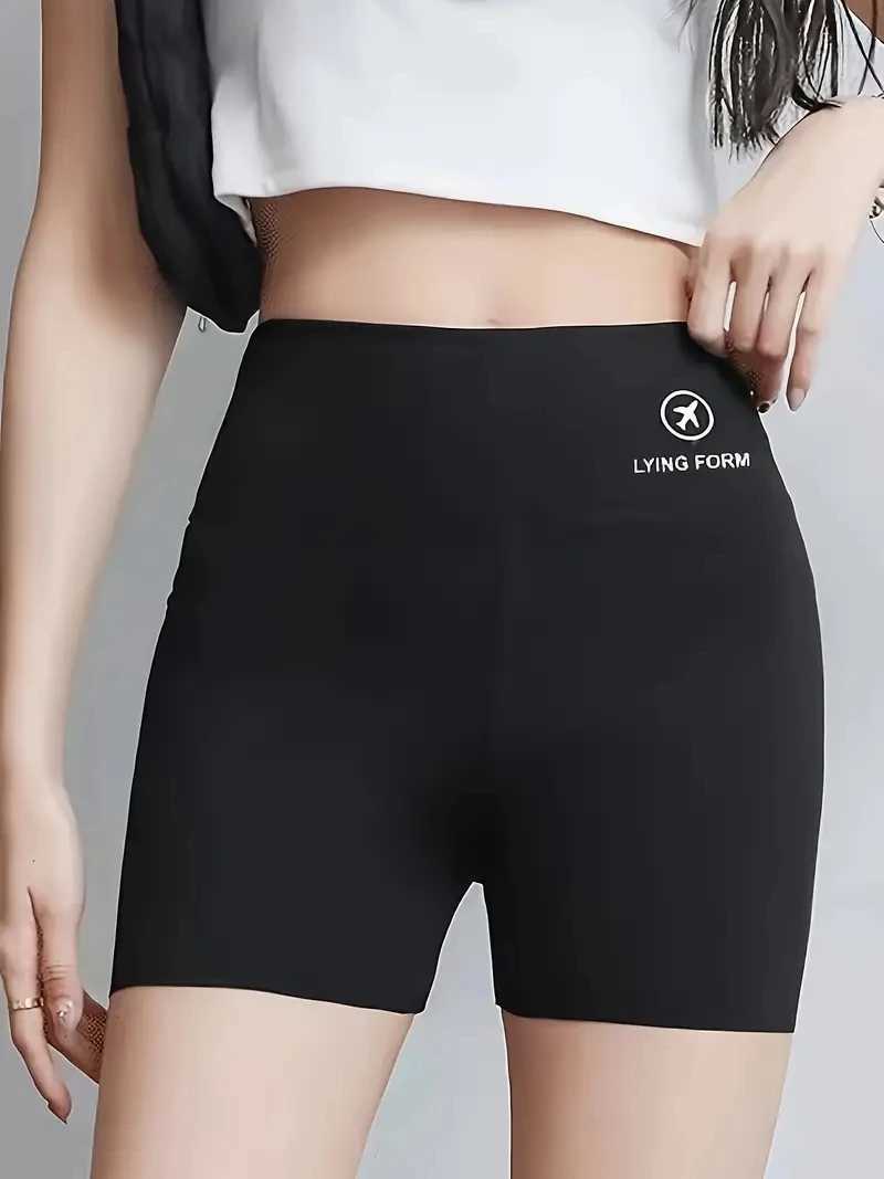 Womens three part high waisted shorts tight pants yoga pants comfortable and breathable. Shot polyester fabric seamlessXJ250111