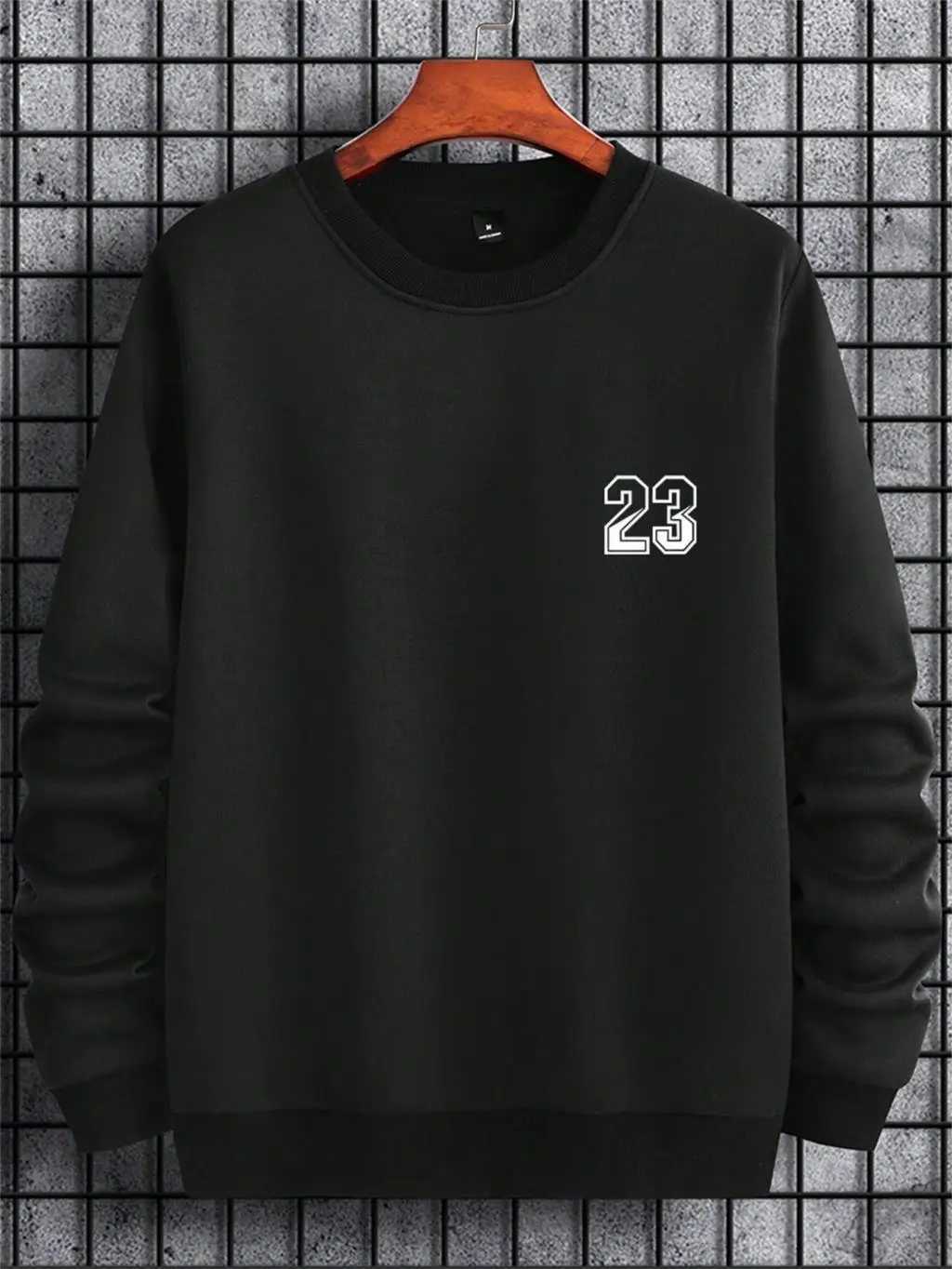 23 Letter Printing Design Mens Street Warmth Full Match Sportswear Autumn Casual Hoodie Fashion Crewneck Pullover Top W250110