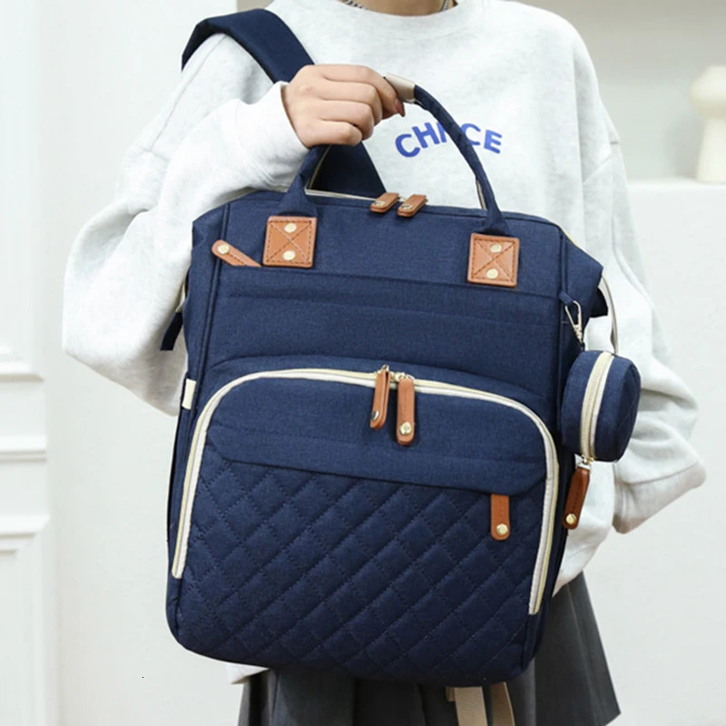 Mummy Backpack With Small Bag Bottle Storage Bag Diaper Pouch Waterpoof Large Capacity Maternity Bags Baby Stroller Bag Fashion 250106