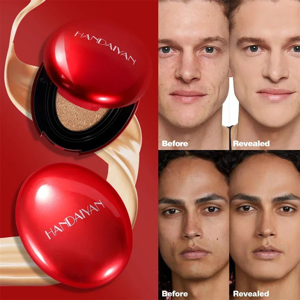 Air Cushion Foundation Light Natural Moisturizing Concealer Whitening Oilcontrol Women Base Longlasting Makeup Korean Cosmetic y241230