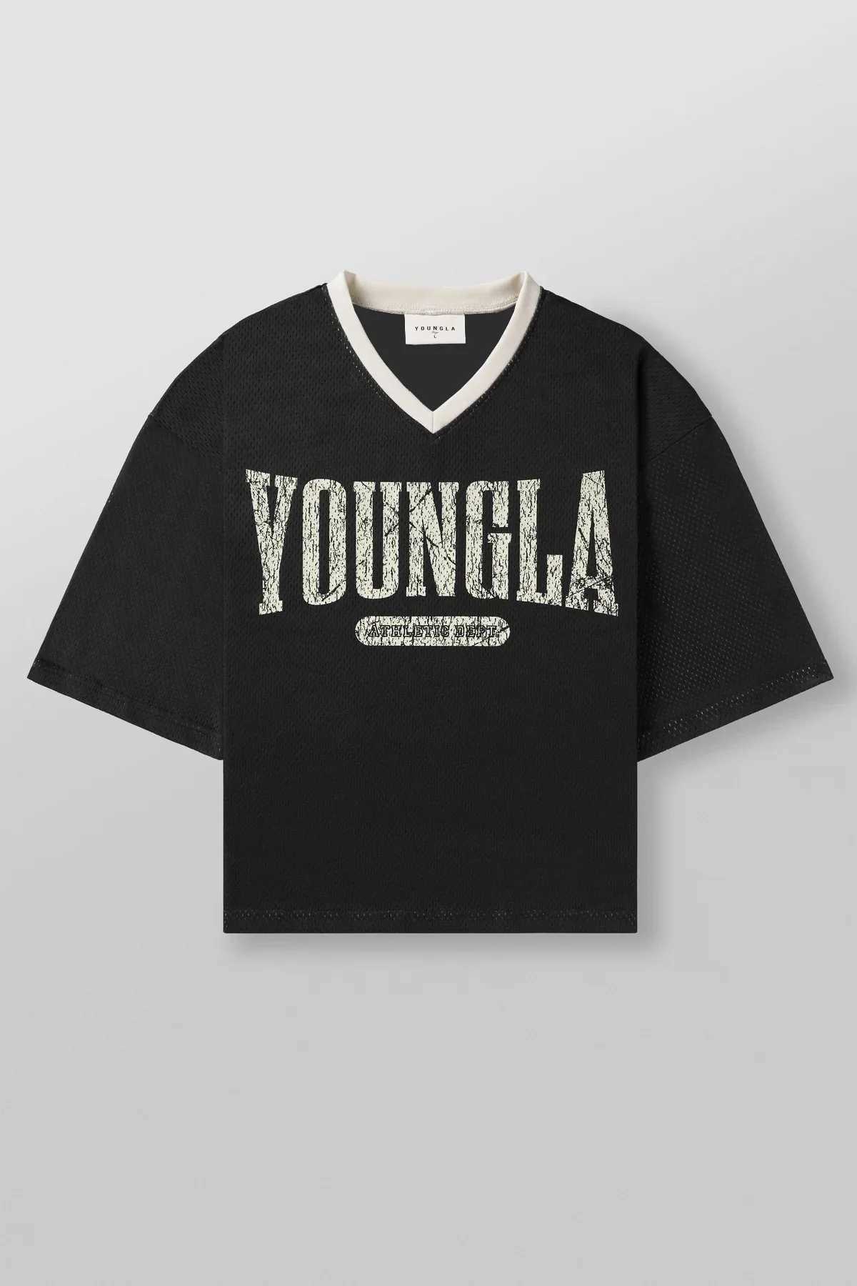 Young American tide brand oversized T-shirt mens exercise and fitness quick-drying breathable large printed short-sleeved W250117