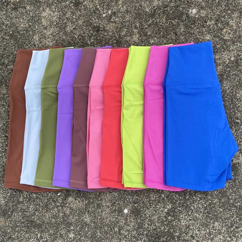 Yoga Shorts Gym Short Leggings With Pocket Women Sports Shorts Workout High Waist Fitness Short Pants Running Cycling SportswearXJ250111