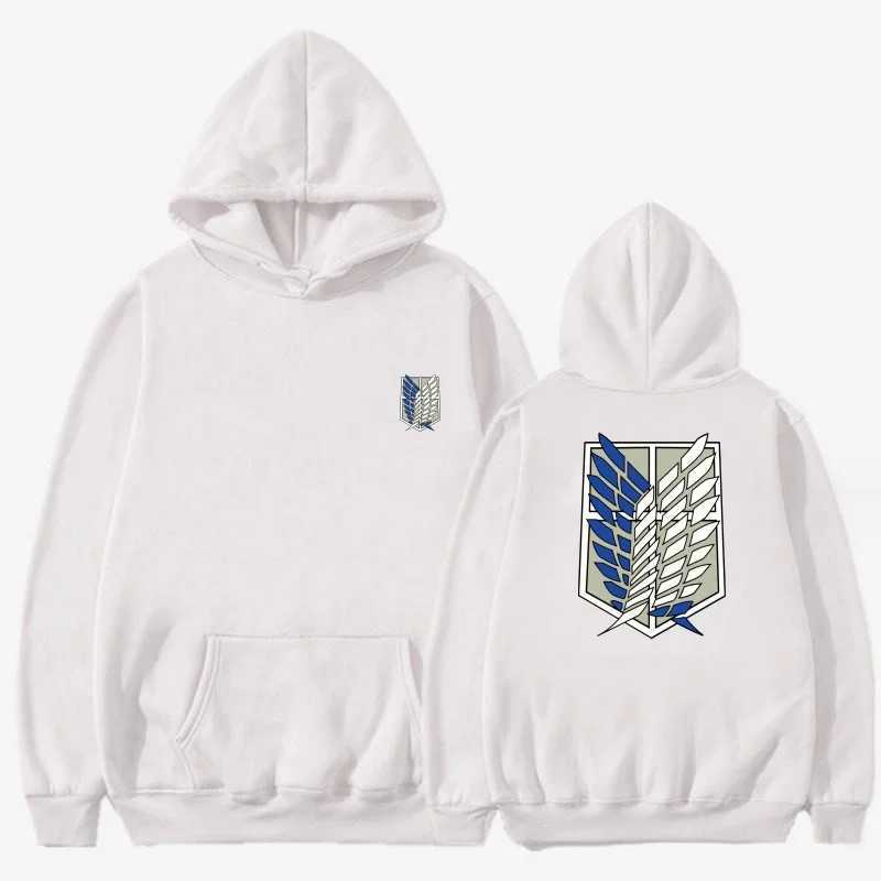 Aanval Op Titan Heren Hoodie Anime Hoodies Mannen Streetwear Pullover Harajuku Shingeki No Kyojin Hoodies Sweatshirt Kleding W250110