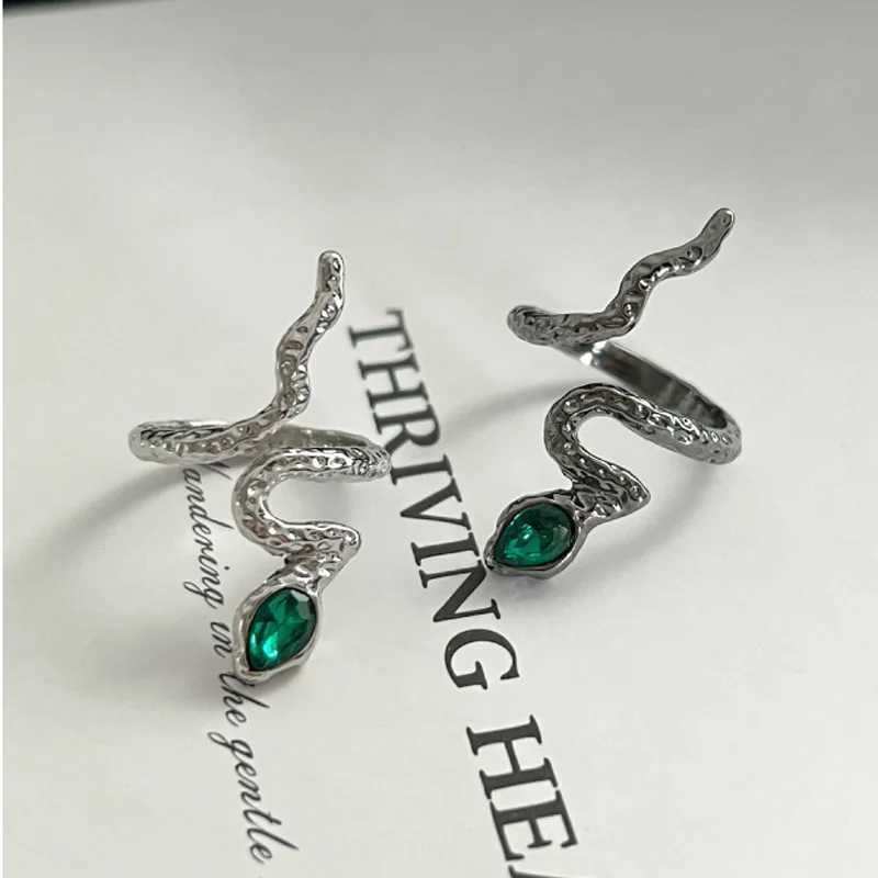 New Fashionable And Minimalist Snake Shed Womens Personalized Spirit Snake Ring Adjustable Jewelry WholesaleXJ250110