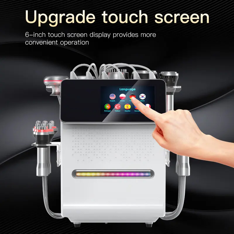 Upgrade Cavitation 80K System Body Slimming Weight Loss 11 IN 1 Portable Body Contouring EMS RF Ultrasonic Dredging Anti-aging Anti-wrinkle Skin Care 