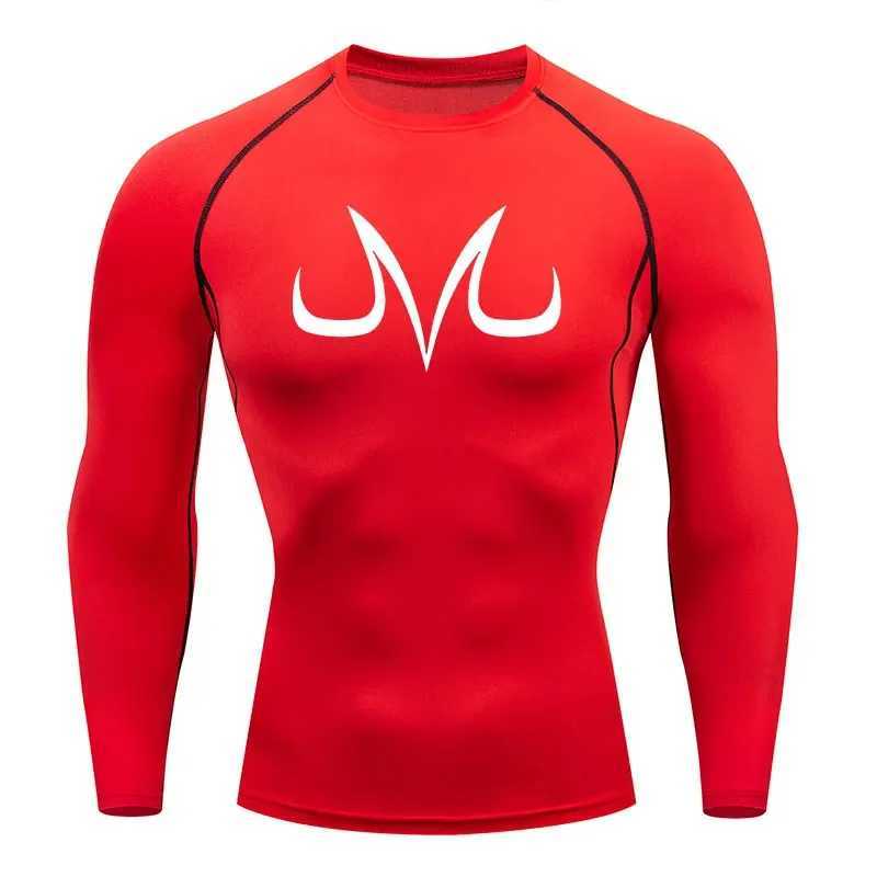 DUTRIEUX Anime Aesthetic Compression Shirt Mens Fitness Exercise Fast Drying T-shirt Tight Fitness Top T-shirt Summer Underwear W250111