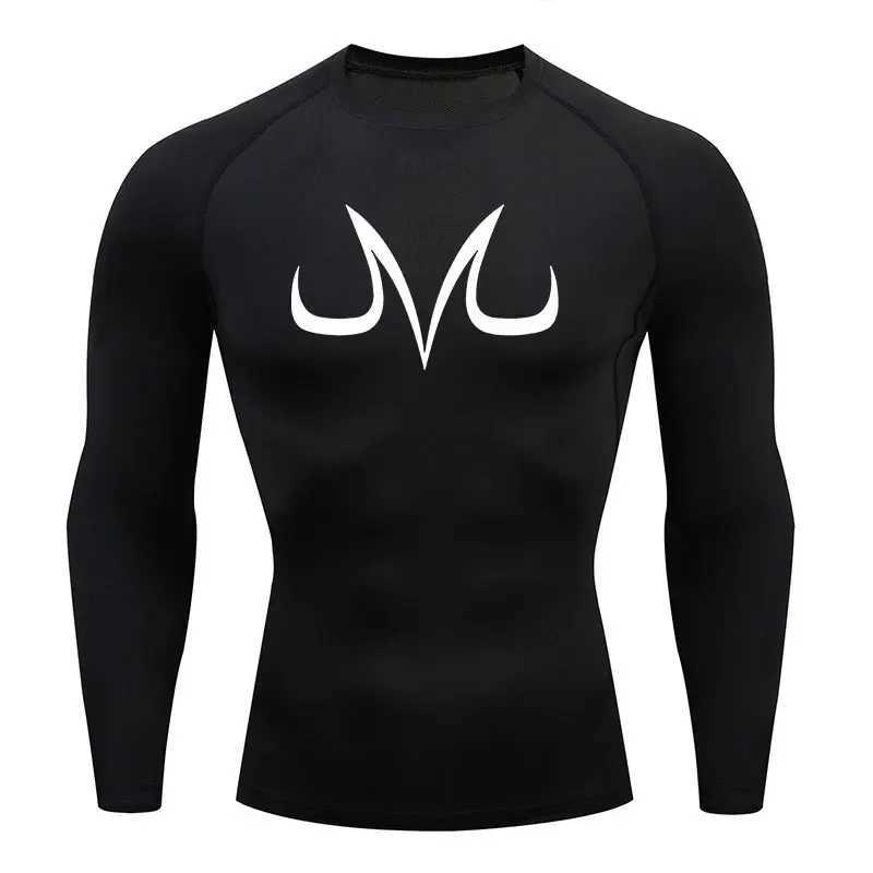 DUTRIEUX Anime Aesthetic Compression Shirt Mens Fitness Exercise Fast Drying T-shirt Tight Fitness Top T-shirt Summer Underwear W250111