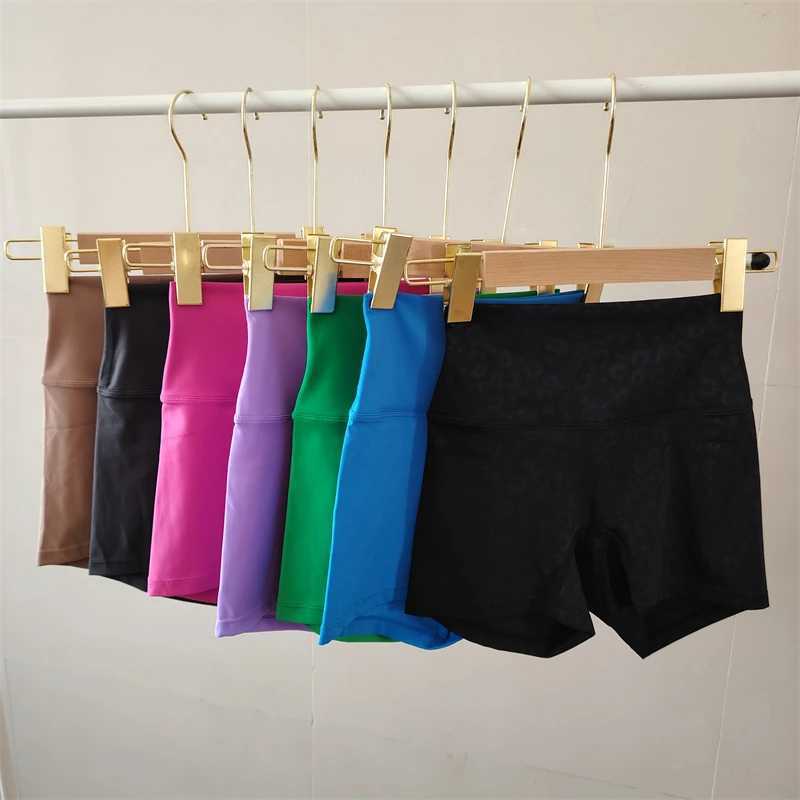 Sexy Gym Womens Sports Short Solid Color Yoga Tight Short Legging High Waist Athletic Soft Tight Jog Cycling Hot Girls FitnessXJ250111