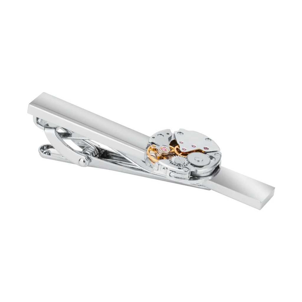NVT Tie Clip Metal Necklace Clip Pin Buckle Busin Wedding Gift Tie Clip Mens Jewelry W250111