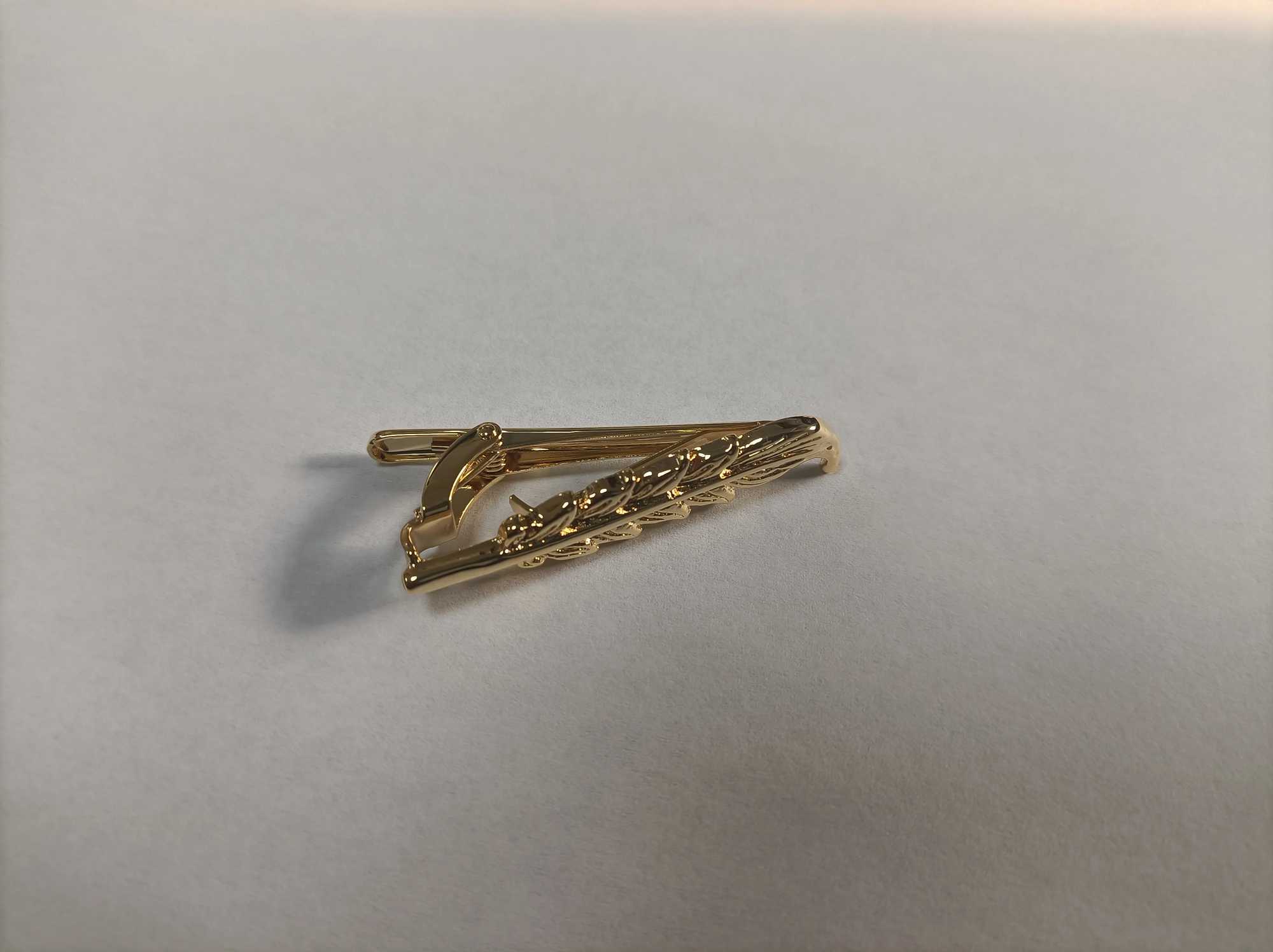 Mens Tie Clip TOMYE LDJ24001 Fashion Feather She Copper Gold Silver Necklace Buckle Tie Pin Jewelry W250111