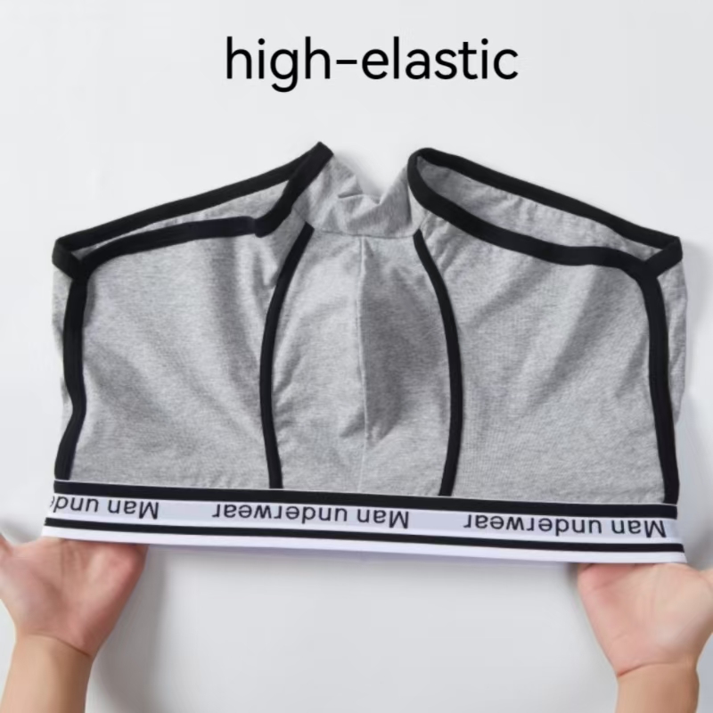 Men Sports Boxers Shorts Underpants Underwear Breathable Fashion Fitness Sports Fitness