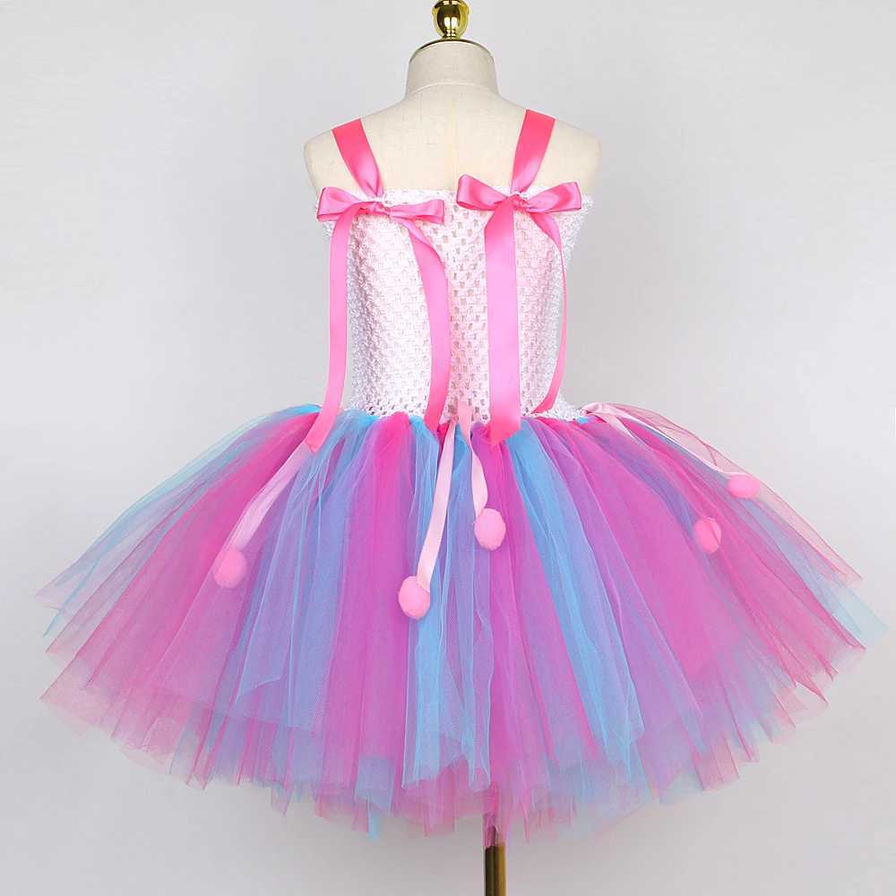 Girl Candy Ice Birthday Dress Childrens Cake Crush Par Tutu Dress Newborn Photoshot Set Cute Princess Tutu W250111