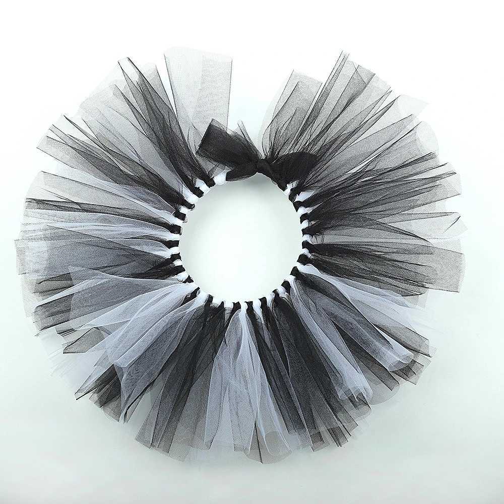 White black checkered girls clown costume Halloween horror costume Tutu childrens costume clown fancy costume childrens horror costume W250111