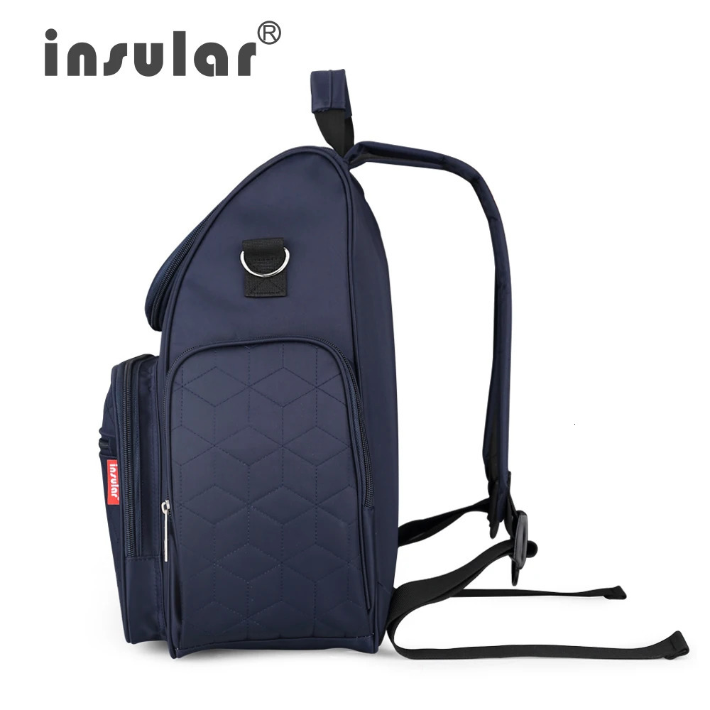 Insular Baby Diaper Bag Backpack Mommy Maternity Stroller Nappy Backpack Large Capacity Nursing Changing Bag For Baby Stroller 250106