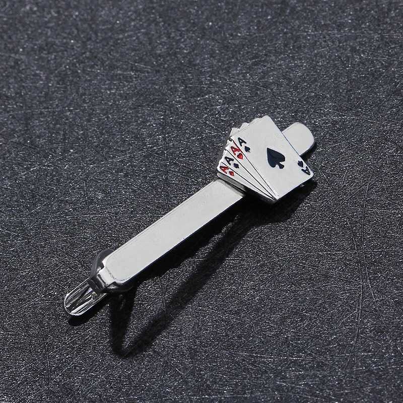 Enamel tie clip mens groove clip cufflink set mens tie clip W250111