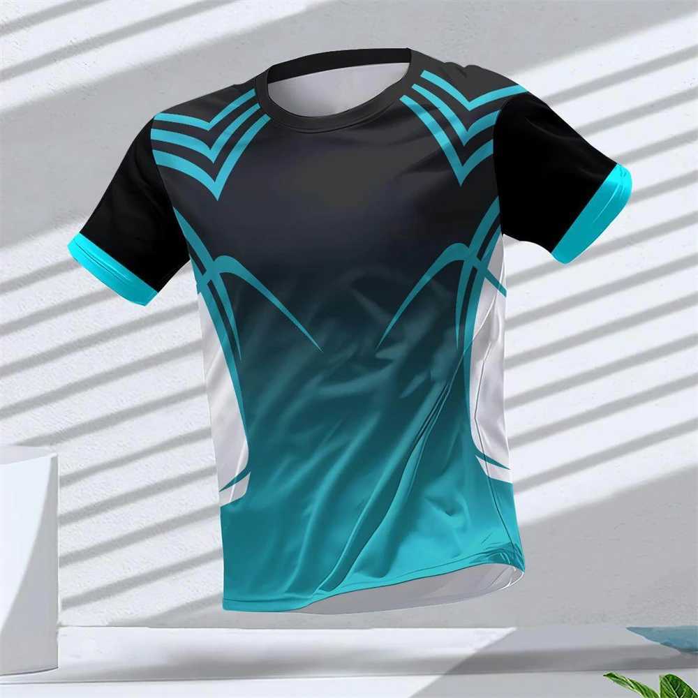Gym Summer Quick drying Breathable Mens T-shirt Outdoor Running Fitness Short sleeved Casual O-neck Mens Gym Sweatshirt W250111