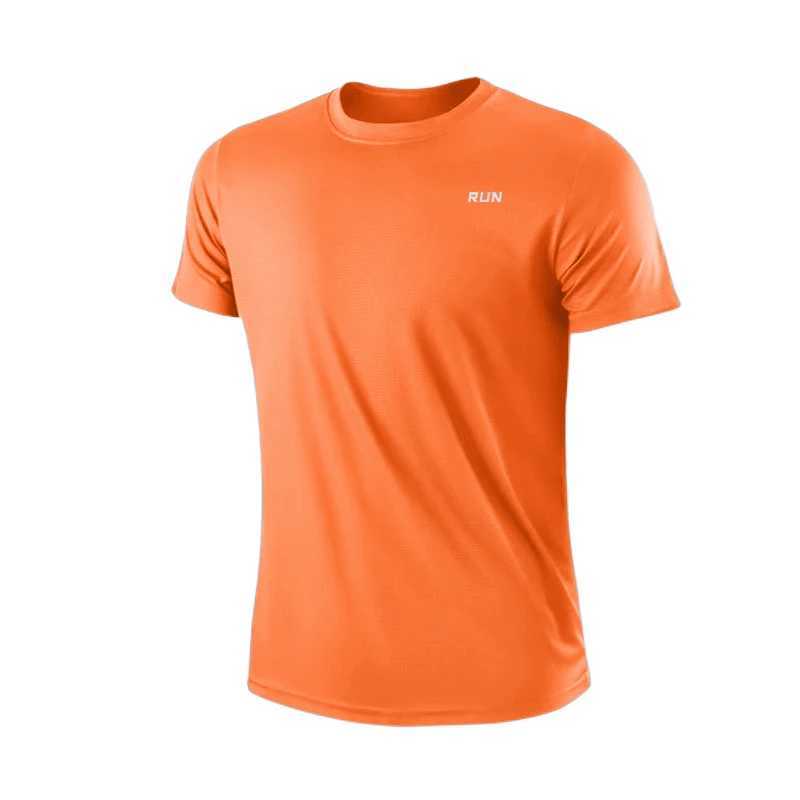 Mens ice silk fitness Golf shirt quick drying fitness gym T-shirt breathable sports running shirt sportswear W250111