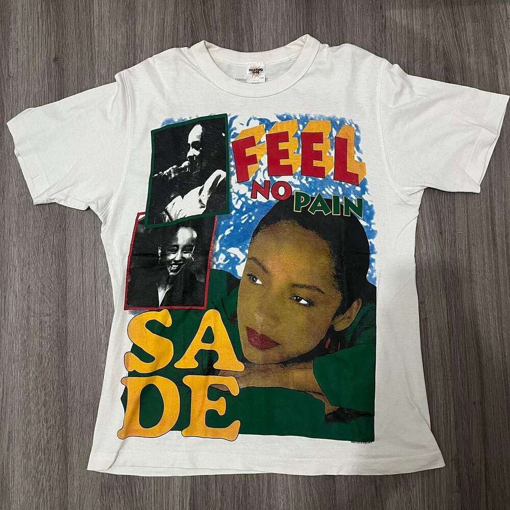 Sade Dia Tour Printed Half American Loose Street Trendy Short Sleeve T-shirt