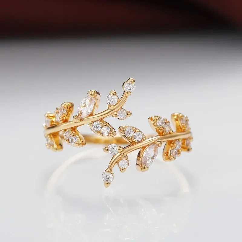 925 Sterling Silver Tree Branch She Ring Charm Sparkling Zirconia Rings Birtay Party Gift for Women Fine Jewelry AccoriesXJ250110