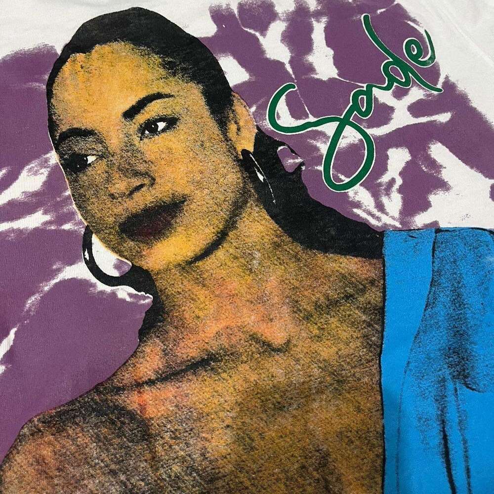 Sade Dia Tour Printed Half American Loose Street Trendy Short Sleeve T-shirt