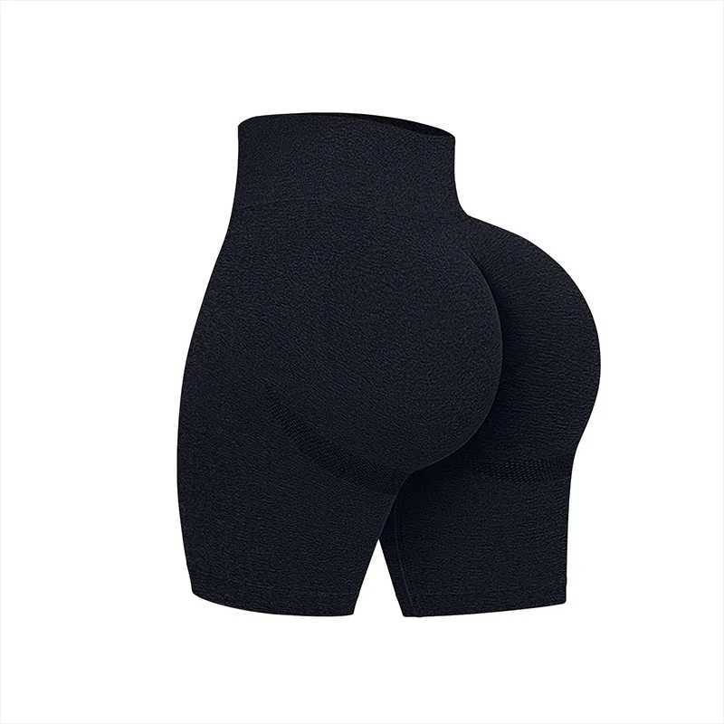 Summer Seamless Gym Women Cycling Shorts Coquette Skinny Stretch Breathable Sport Shorts High Waist Solid Color Fitness PantsXJ250111