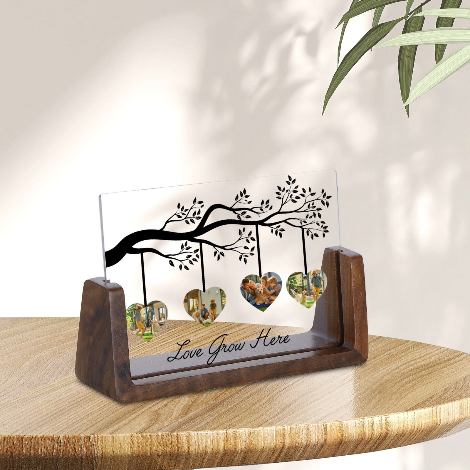 Custom Family Picture Frame with Photos Tree Personalized Living Room Decoration Mother's Day Gift for Mom from Daughter Son H260306