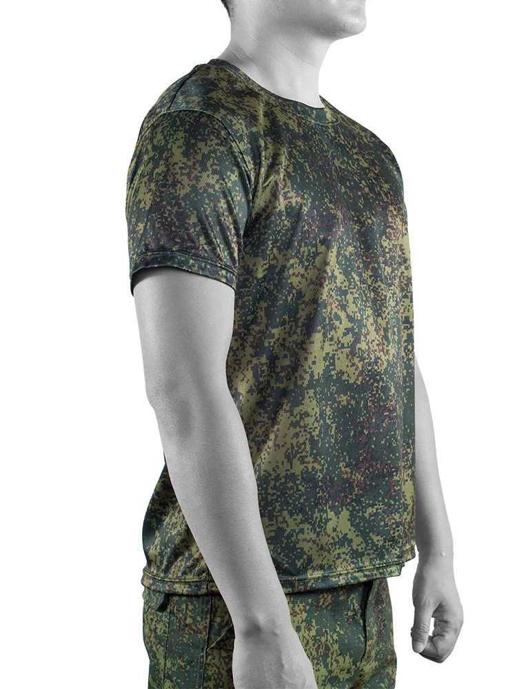 Short sleep quick drying T-shirt Russian EMR Little Green Man tactical T-shirt mens military fan ice silk camouflage outdoor W250111