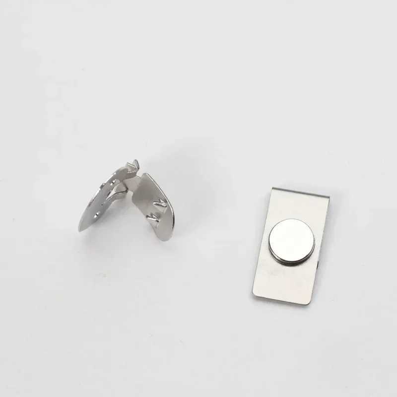 Magnetic invisible tie clip automatically fixed stainless steel shirt tie clip creative jewelry mens accessories gifts W250111