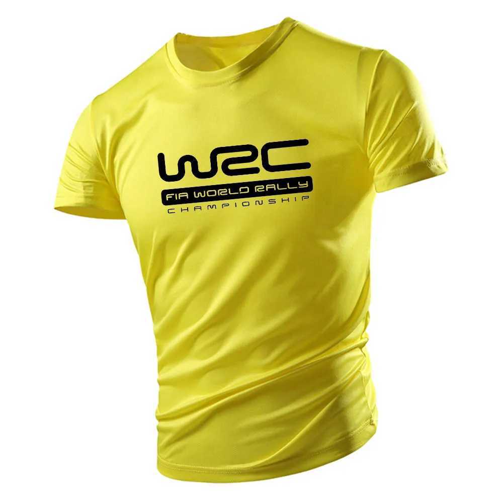 Summer fashion sportswear mens round neck Y2k short sleeved T-shirt Harajuku gym loose and comfortable casual T-shirt quick drying W250111