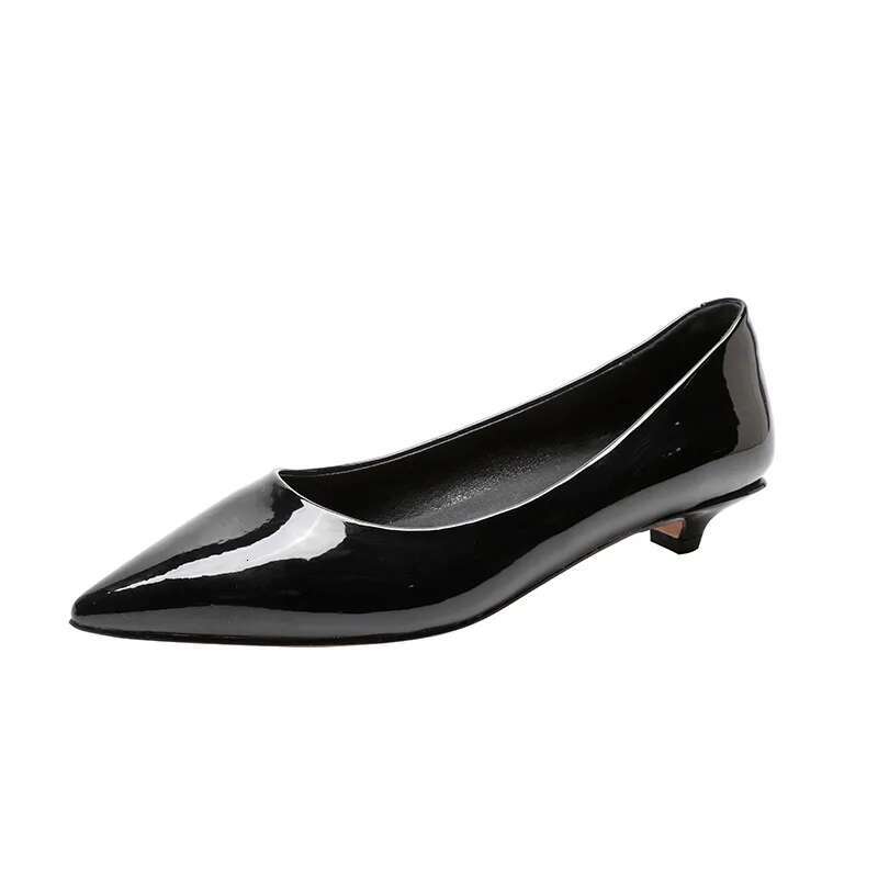 Spring Autumn New Commuting Style Pointed Middle And Low Tailored Shoes For Women