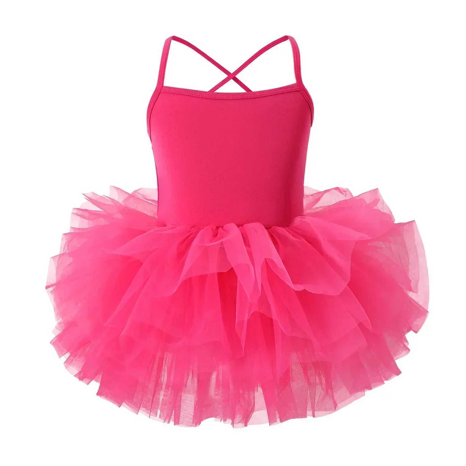 New Girl Ballet TuTu Dress 1-8 Ys Fashion Professional Childrens Dance Par Dress Performance Costume Princess Wedding Dress W250326
