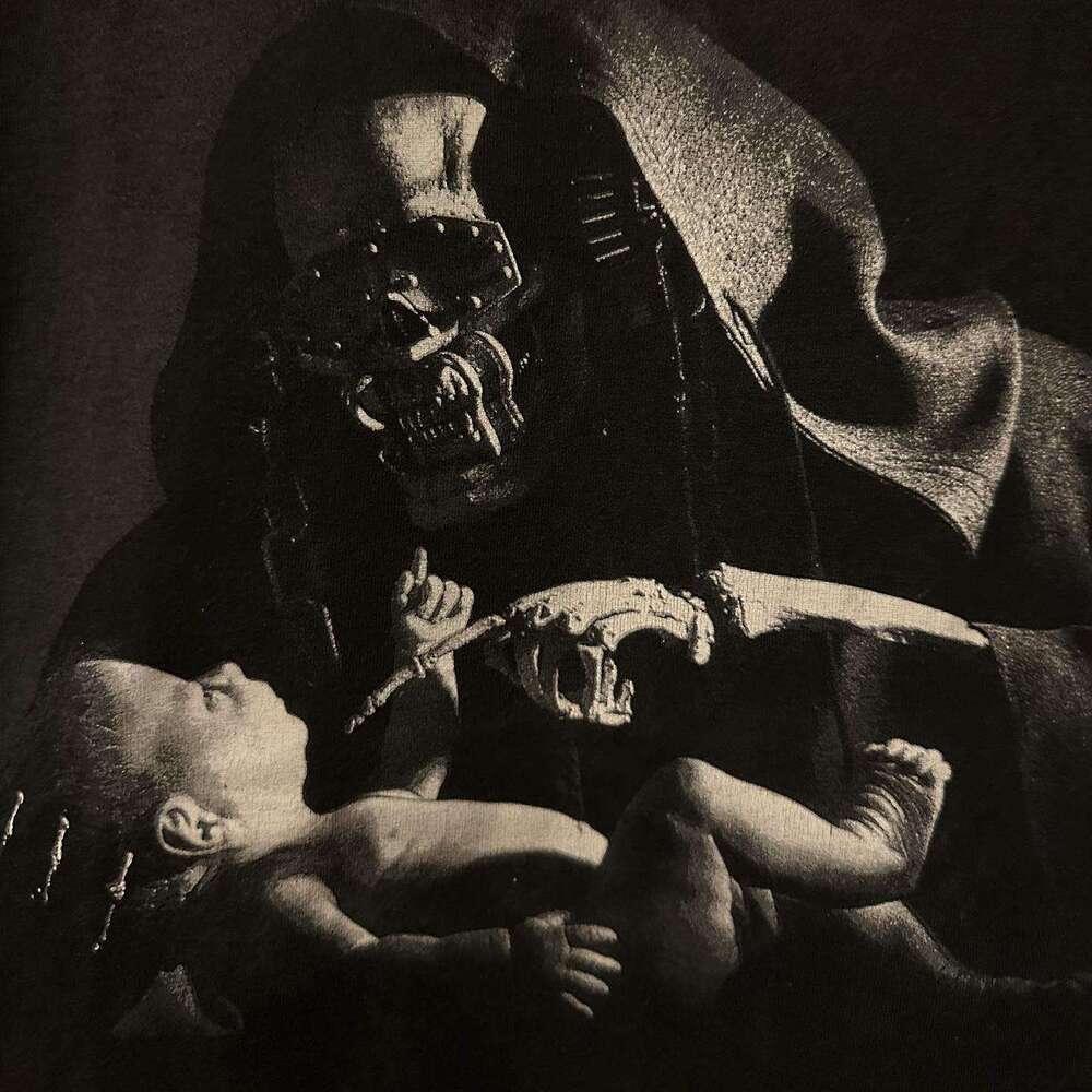 Rock Band High Street Loose Short Sleeve T-shirt for Students, Versatile Design, Half Sleeve, Youthful and Unique