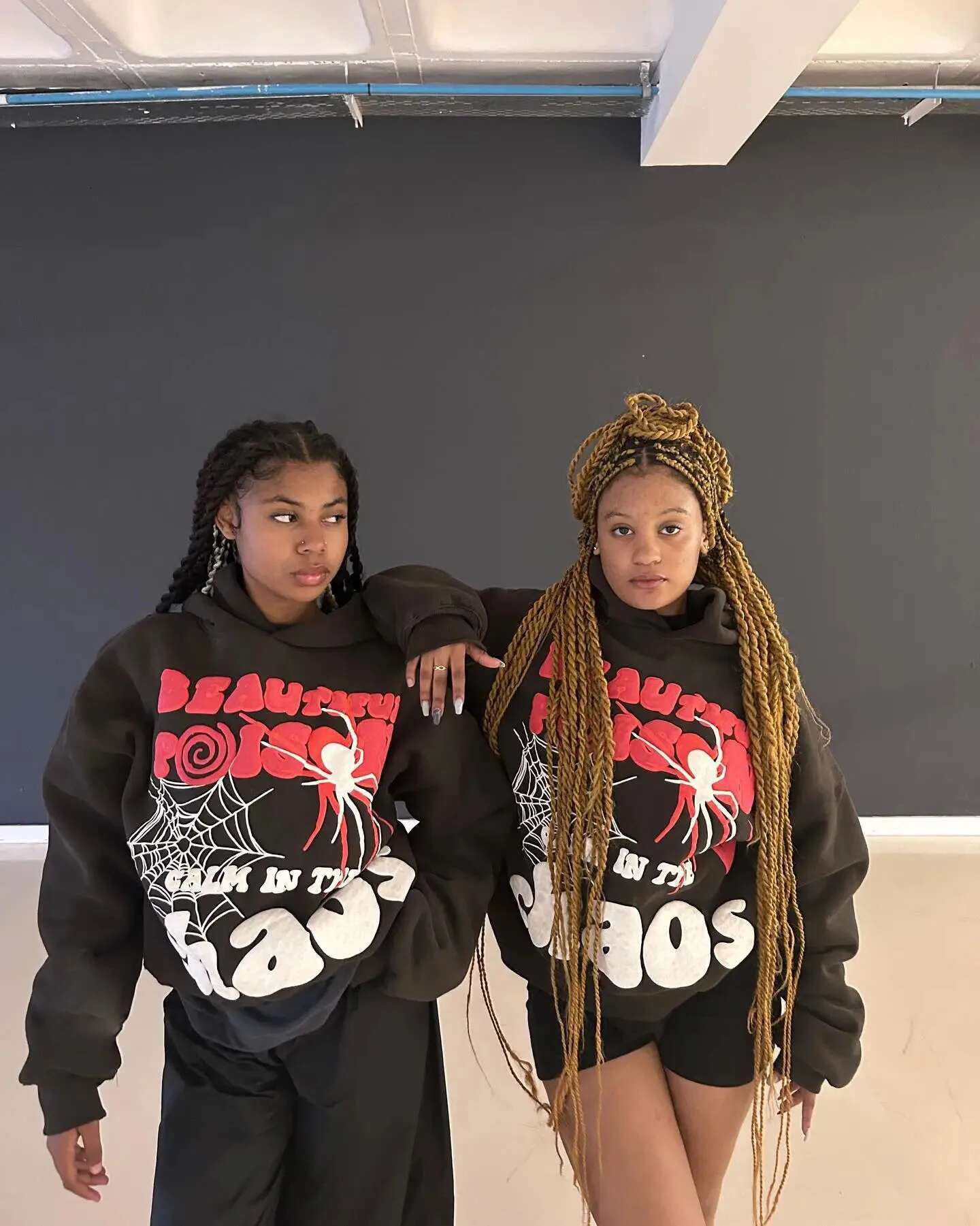 Y2k Hoodies Women Haruku Letter Print Loose Sweatshirt Trousers Hip Hop Punk Long Sleeve Pocket Men Tops Sweatpant Streetwear