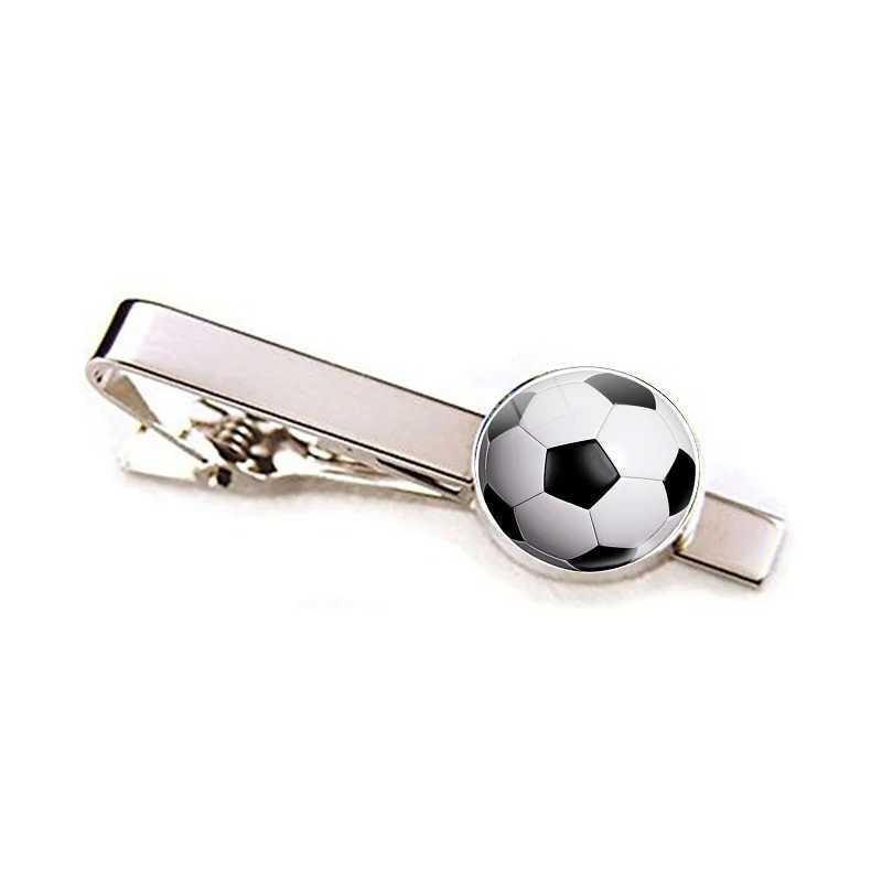Football Tie Clip Football Basketball Volleyball Snooker Neck Bar Clip Football Tie Clip Football Basketball Volleyball Snooker Neck Tie W250111