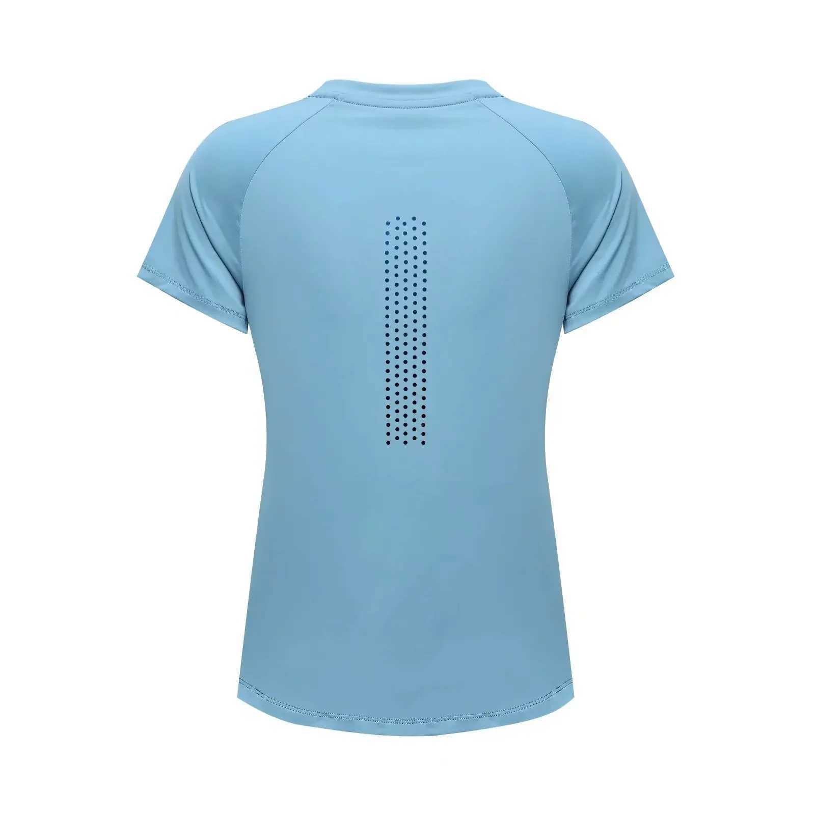 Short sleeved womens loose quick drying T-shirt sports running shirt elastic casual round neck breathable yoga suit summer W250111