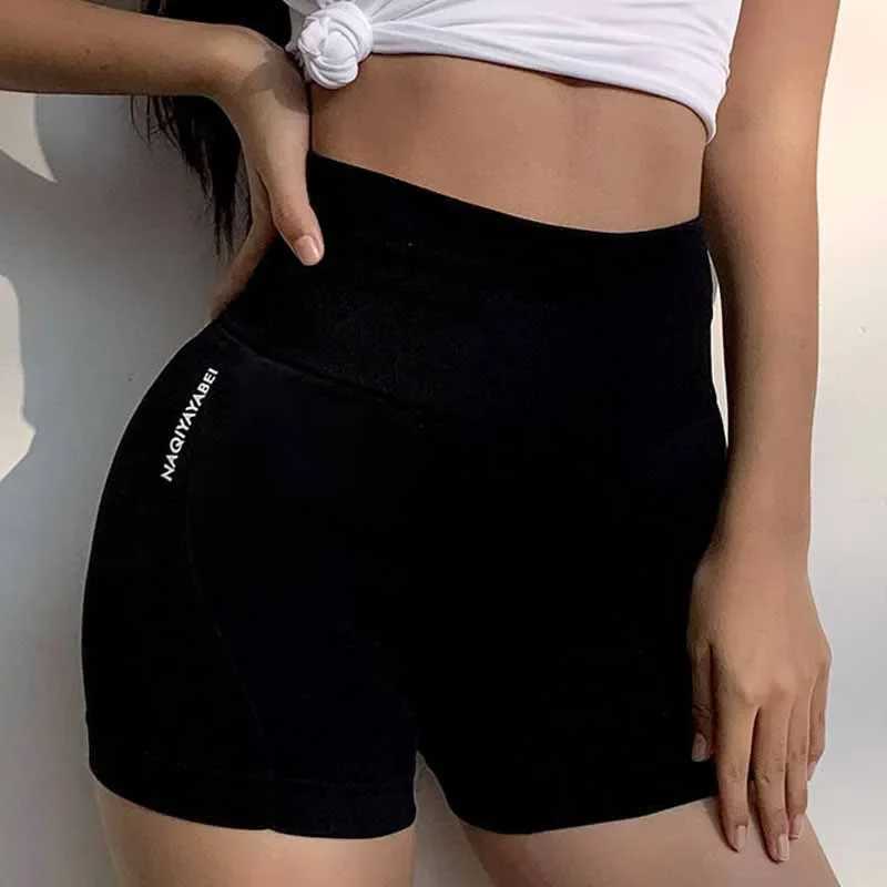 High Waist Sport Shorts Abdominal Contraction Shaping Seamless Fitness Yoga Short Cycling Shorts Safety PantsGym Legging FitnessXJ250111