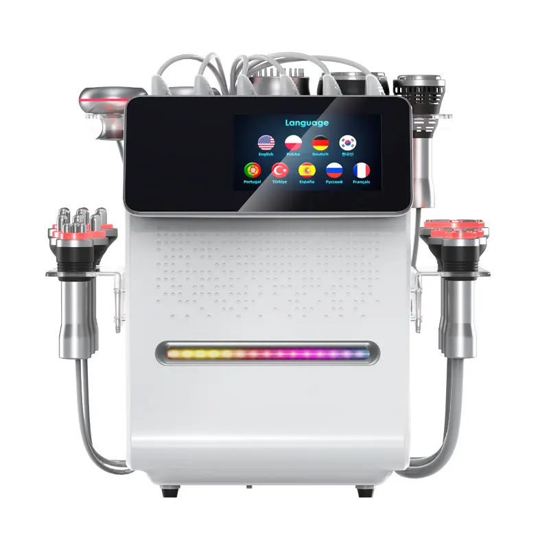 Upgrade Cavitation 80K System Body Slimming Weight Loss 11 IN 1 Portable Body Contouring EMS RF Ultrasonic Dredging Anti-aging Anti-wrinkle Skin Care 