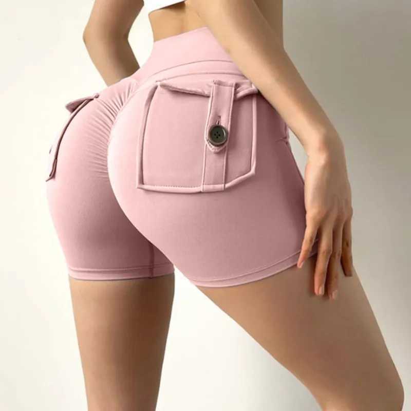 Shorts Push Up Cycling Shorts Scrunch Gym Clothing Women Sport With Pocket Buttocks Fitness Workout High Waist Tights LeggingsXJ250111
