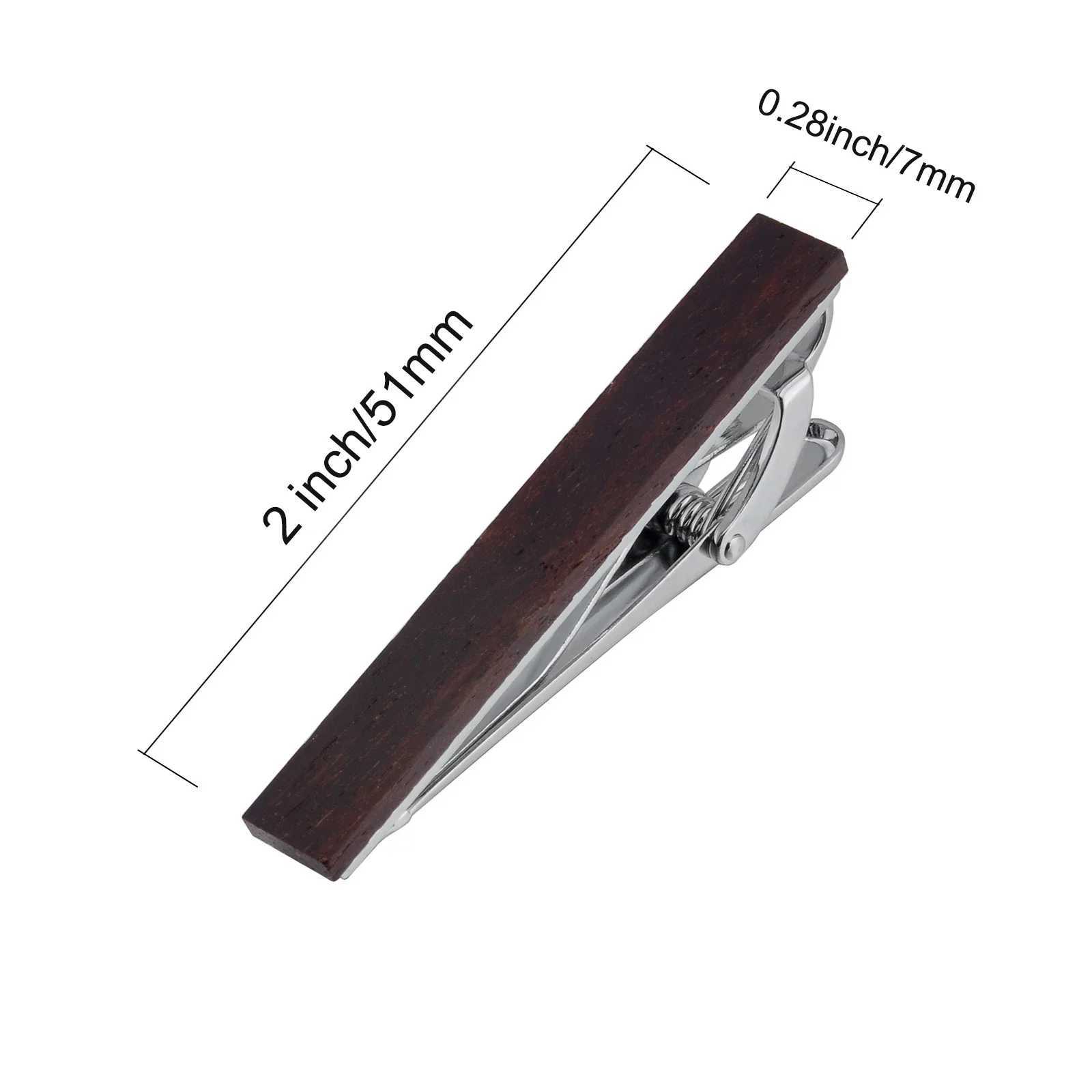Free laser engraving custom tie clip wooden tie rod with personalized engraving gift suitable for grooms wedding party gift mens gift W250111