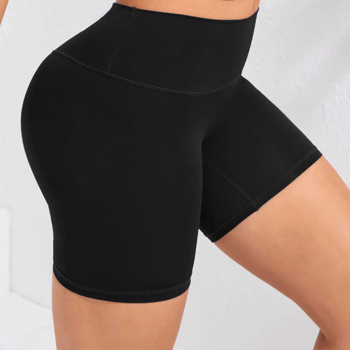 Yoga Shorts Women High Waist Fitness Sports Running Shorts Breathable Leggings Workout Gym ShortXJ250111