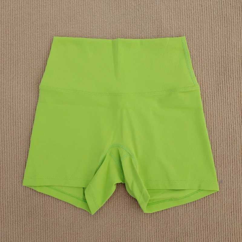 Solid Color Yoga Fitness Shorts Womens Gym Tight Shorts Leggings High Waist Hip Lifting Soft Breathable Traceless Quick-DryingXJ250111