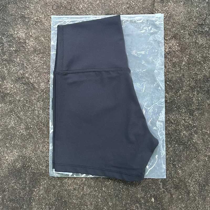 Solid Color High Waist Yoga Shorts Leggings Womens Gym Sports Tight Shorts Elastic Hip Lifting Running Exercise Soft BreathableXJ250111